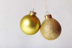 Baubles at Christmas